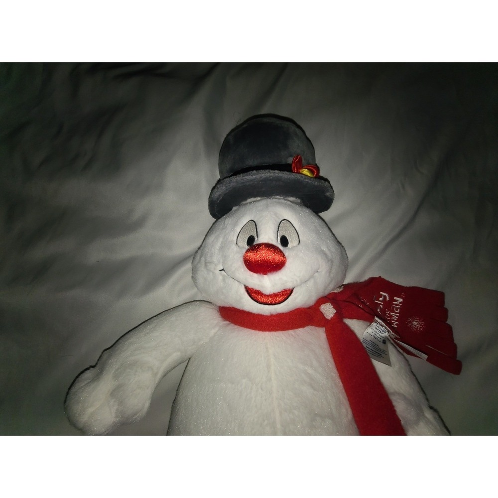 Build-A-Bear Frosty the Snowman Plush Stuffed Animal with Hat and Scarf 18 inch